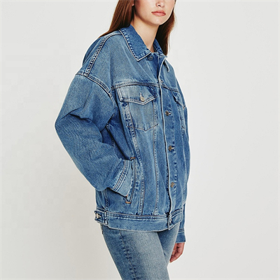 Custom plus size woman jacket denim jackets