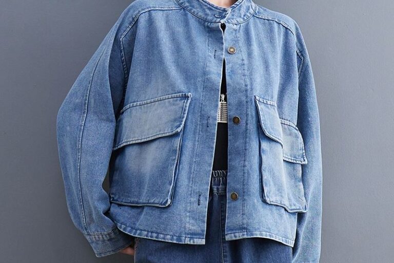 Autumn loose women’s jean jacket stylish denim bulk buyers