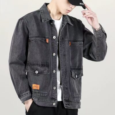 Vintage workwear men’s jean jacket bulk supply