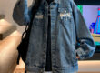 Loose autumn teen men’s jean jacket denim factory