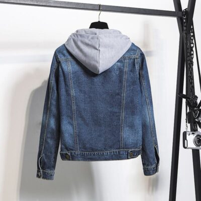 New loose vintage women’s jean jacket denim manufacturer