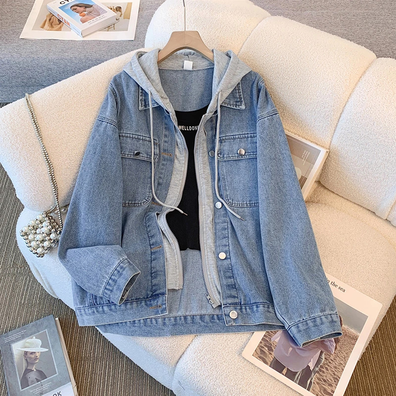 Loose Vintage Women’s Jean Jacket Manufacturer (8) New loose vintage women’s jean jacket denim manufacturer
