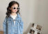 Vintage fashion kids jean jacket for girls manufacturer