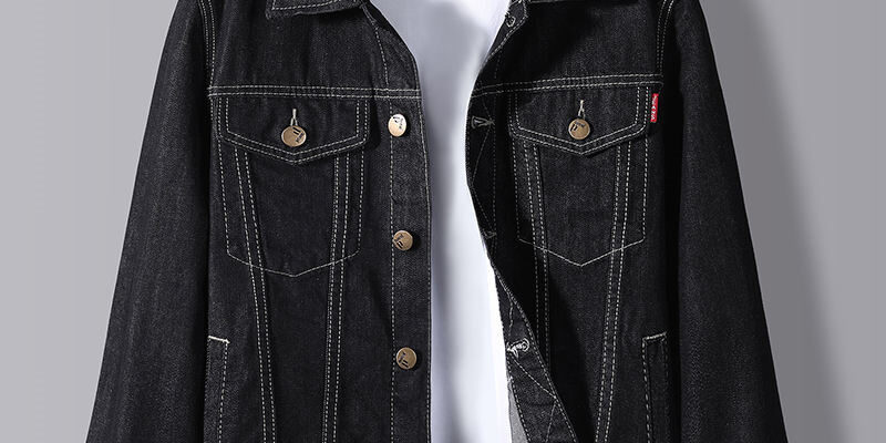 High-quality stylish men’s jean jacket denim manufacturer