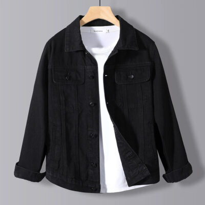 High-quality stylish men’s jean jacket denim manufacturer