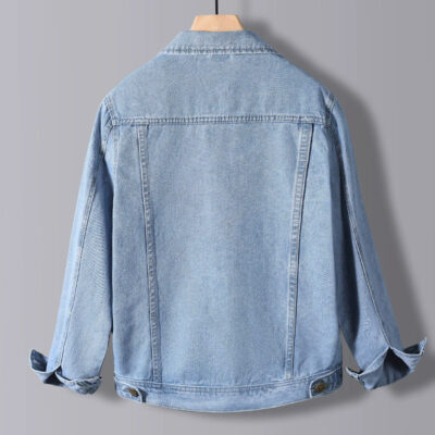 High-quality stylish men’s jean jacket denim manufacturer
