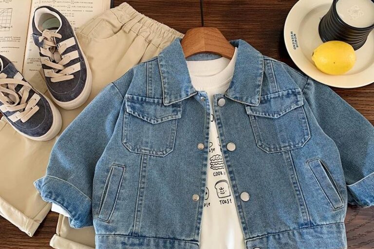 New boys kids jean jacket wholesale casual denim
