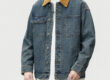 Classic vintage men’s jean jacket stylish wholesale supply