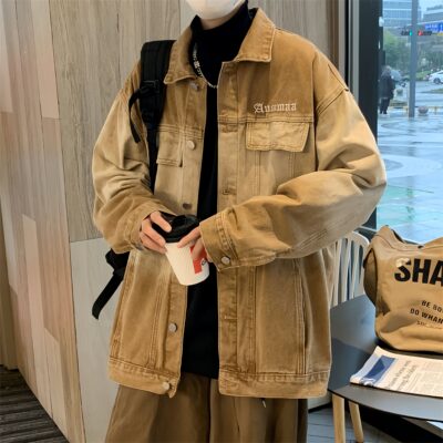 Trendy vintage men’s jean jacket global wholesale