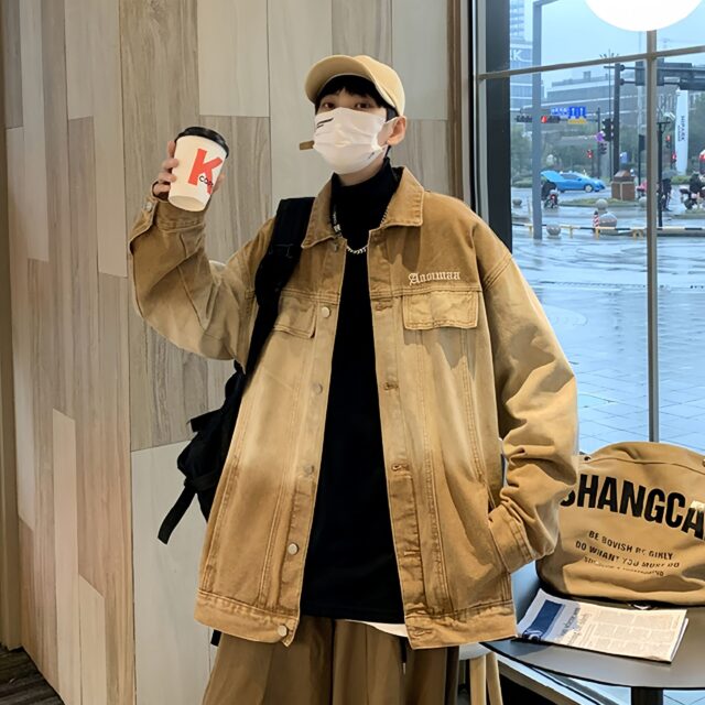 Trendy vintage men’s jean jacket global wholesale