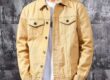 Spring autumn American vintage loose men’s jean jacket