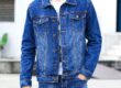 Casual versatile Korean style men’s jean jacket