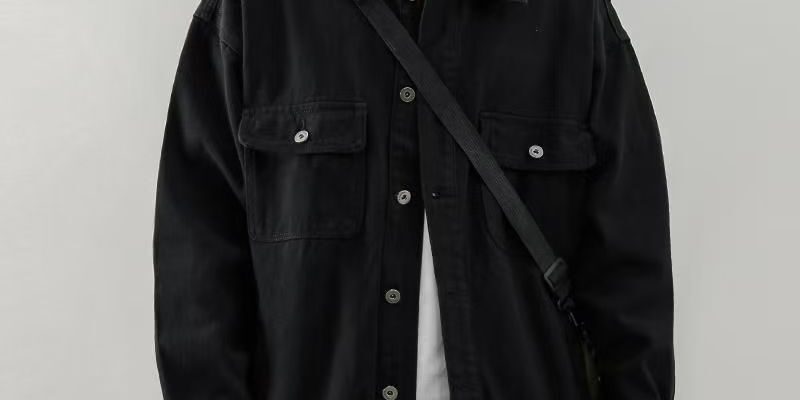 Spring autumn loose casual fashion men’s jean jacket