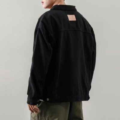 Spring autumn loose casual fashion men’s jean jacket